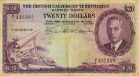 Gallery image for British Caribbean Territories p5a: 20 Dollars
